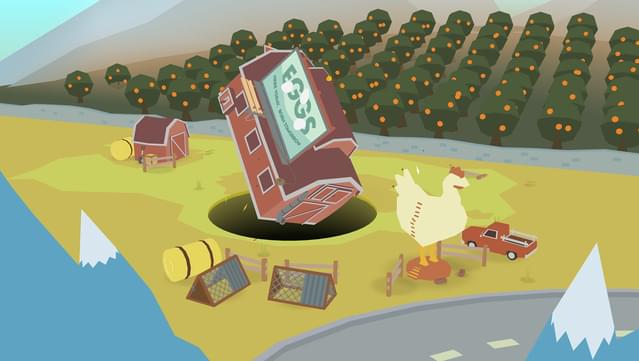Donut County Gameplay Screenshot