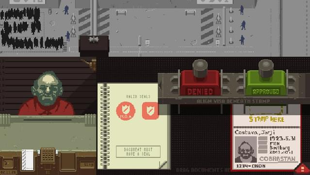 Papers, Please Gameplay Screenshot